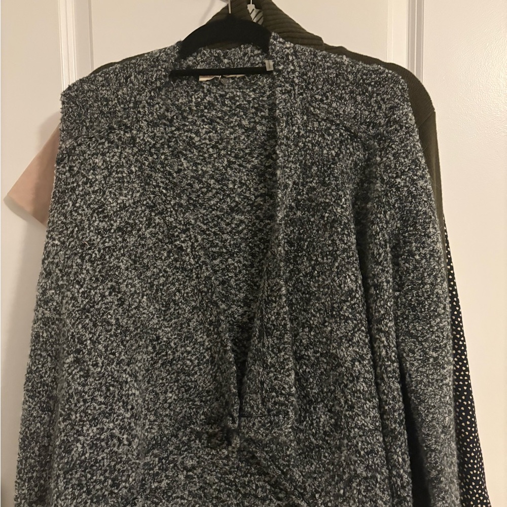 Rebecca Taylor Charcoal Cardigan- a steal